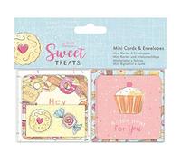 Papermania Mini Cartes et Enveloppes (Paquet de 10) - Douceurs Sucrées