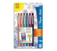 Papermate Blister De 6 Stylos Feutres Flair Tropical
