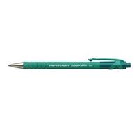 Papermate Flexgrip Ultra Vert Stylo à bille rétractable avec clip Moyen 12 pièce(s) Vert G