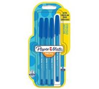 Papermate InkJoy 100 ST Bleu Stylo à bille Moyen 4 pièce(s) Bleu G