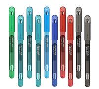 Papermate InkJoy Lot de 10 stylos à encre gel avec capuchon Pointe moyenne 0,7 mm 6 couleurs