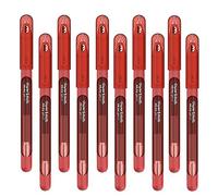 Papermate InkJoy Lot de 10 stylos à encre gel avec capuchon Pointe moyenne 0,7 mm Rouge