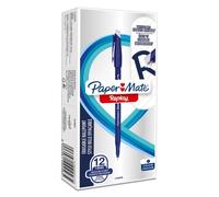 Papermate Replay Blu Penna A Sfera Medio 12 Pz