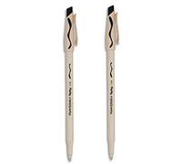 Papermate - Replay - Stylo Bille Gommable Noir Taille Moyenne: 1mm - lot de 2