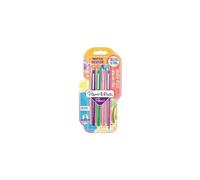 PAPERMATE Stylo feutre 0,7mm pointe moyenne assortiment x 8