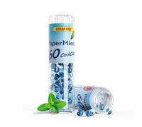 PAPERMINTS - Billes à la Menthe pour une haleine fraiche et durable - Combat la mauvaise haleine - Bonbon menthol sans sucre ni alcool - Grand format - 60 billes cool caps