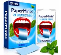 PaperMints Lot de 3 paquets de 24 bandes de sucre sans sucre par Paper Mint