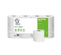 Papernet Bio Tech - 407576S - Lot de 8 rouleaux de papier toilette auto-dissolution - Combat naturellement les bactéries pathogènes - 2 couches - 250 feuilles