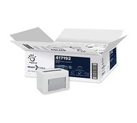 Papernet Defend Tech - Distributeur Antibactérien de Papier Toilette Enchevêtré (416147), Plastique Recyclé Antibactérien, Capacité Maximale 2,5 Paquets/clips, Dimensions 26,5 x 13,5 x 16,5 cm, Blanc