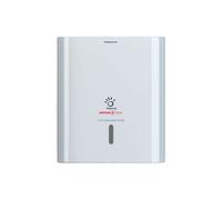 Papernet Distributeur Essuie-Main Plié C/V, Réalisé en Plastique Antibactérien avec Technologie Defend Tech, 416143, Dimensions 33,6 x 30 x 14,5 cm, Capacité Maximale 2500 Services, Blanc