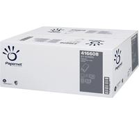 Papernet Essuie-mains en papier Essuie-mains en papier standard 25 x 23 cm Vert Pliage en Z, 1 épaisseur 4x250 (=1000) feuilles