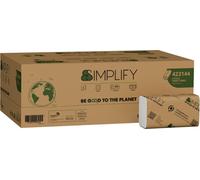 Papernet serviette pliée Simplify 423144 2lg 20x200Bl