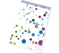 PAPERNY BRNO Bloc-notes avec spirale supérieure A4, propre, sans bois
