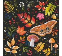 Paperproducts Design Forest Aurelia Lot de 20 serviettes en papier triple épaisseur, 12,7 cm, multicolore