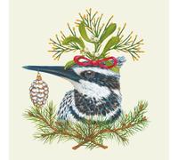 Paperproducts Design Kingfisher Holiday Lot de 20 serviettes de table 3 plis, 12,7 cm, multicolore