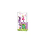 Paperproducts Design Lot de 6 paquets de mouchoirs château de princesse, multicolore