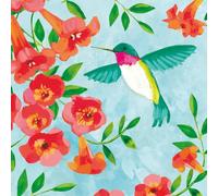 Paperproducts Design Paradiso Lot de 20 serviettes en papier triple épaisseur, 12,7 cm, multicolore