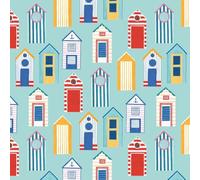 Paperproducts Design Riviera Cabanas Lot de 20 serviettes pour boisson 3 plis, 12,7 cm, multicolore