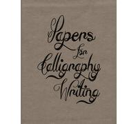 Papers For Calligraphy Writing: Calligraphy For Beginners Writing Set Paper Sheets With Slant Angle ,Suitable For Hand Lettering ,Brush Writing & Cursive Writing Practice