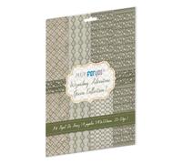 Papers For You Collection de 4 papiers de riz 54 x 33 cm 25-30 g (Wizarding Adventure Green I)