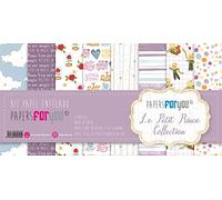 Papers For You Gamme de produits de la collection Le Petit Prince (Kit 8 Papier Scrap Tissu 125gr 12"x12")
