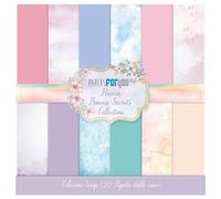 Papers For You Gamme de produits de la collection Princess 20 papiers Scrap double face 180 g 20 x 20 cm (basiques)