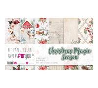 Papers For You Kit 6 Papiers Vellum 160gr 31 x 30cm (Christmas Magic Season)