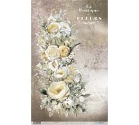 Papers For You Papier de riz 54 x 33 cm 25-30 gr (La Vie en Fleurs Daisies III)