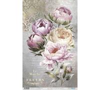 Papers For You Papier de riz 54 x 33 cm 25-30 gr (La Vie en Fleurs Pivoines IV)