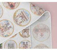 Papers For You - Papier de riz pour découpage 54 x 33 cm | 25-30 g | Motif Paris VIII | Travaux manuels et Scrapbooking