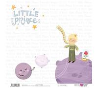 Papers For You Papier Scrap double face 180 g 12 "x12" (Le Petit Prince)- Lot de 4 pièces.