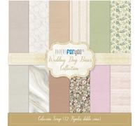 Papers For You Papier Scrap double face 180 g 12 "x12" Wedding Day Basics (collection 12 papers)