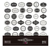 Papers For You - Transferts décoratifs pour travaux manuels et meubles / Autocollants de transfert de décoration / 30 x 30 pots d'épices | Artisanat et scrapbooking