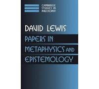 Papers in Metaphysics Epistemology