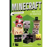 Tougui – Papertoy Minecraft – 10 mini-têtes de monstres – broché