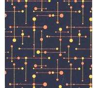 Papertree 50*70 100g Strategy Indigo/Orange - Lot De 10 Feuilles