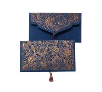 PAPERTREE PONDICHERY Enveloppe cadeau 19x10cm Bleu/Cuivre