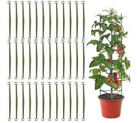 Papes de trémités pour la Cage de Tomate 36pcs 11, 8 Pouces Treillis Connecteurs avec 2 Boucles Clips connecteur Jeu Garden pour 0, 4 po