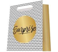 PAPETERIE DU POITOU Sac cadeau luxe poignée cordelière 18x23cm