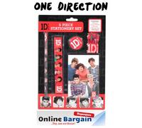 Papeterie officielle 1D One Direction : stylos, crayons, ensemble d'école, journal intime, papeterie - Lot de 5 articles de papeterie