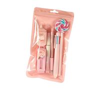 Papeterie sur le thème des sucettes pour enfant avec stylo gel multicolore, stylo à encre gel blanche, gomme, sans danger pour la salle de classe