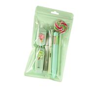 Papeterie sur le thème des sucettes pour enfant avec stylo gel multicolore, stylo à encre gel blanche, gomme, sans danger pour la salle de classe