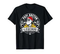Papi Breton Légende Vivante Bretagne Homme Grand Père T-Shirt