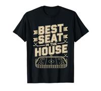 Papi De Hockey Meilleure Place Gradins Grand Pere Fan T-Shirt