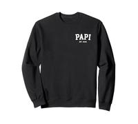 Papi EST 2026 Classique Grand-père Fête des Pères Sweatshirt