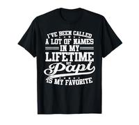 Papi est mon prénom préféré, grand-père drôle pour la fête des pères T-Shirt