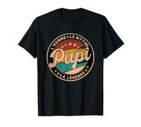 Papi Homme Mythe Légende Idée-cadeau Papy Humour Grand-Père T-Shirt
