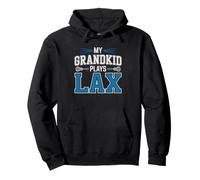 Papi Lacrosse Mon Petit Enfant Joue Lax Grand Père Fan De Sweat à Capuche