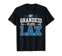 Papi Lacrosse Mon Petit Enfant Joue Lax Grand Père Fan De T-Shirt