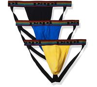 Papi Lot de 3 slips suspensoirs, soutien athlétique, sous-vêtements d'entraînement perméable à l'air, Medium